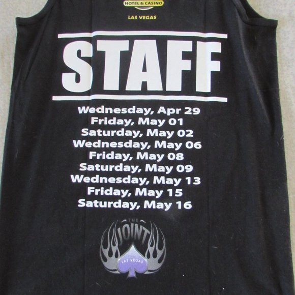 100% cotton Journey Staff Tour Muscle Shirt  Las Vegas 2020 - Picture 2 of 6